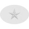 Ekena Millwork Standard Dalton Star Rosette With Square Edge, 5"W x 3 1/4"H x 1/2"P ROSP050X033X050DAL06 - alternate 3